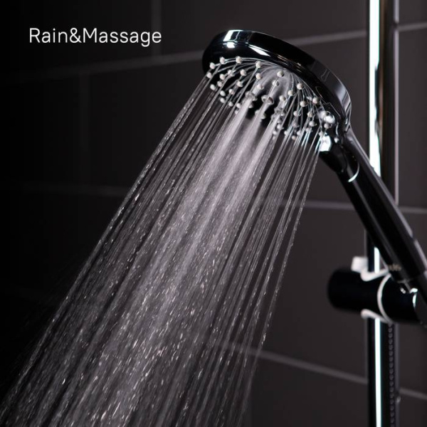 Душевой гарнитур с верхней лейкой хром IDDIS Ray (RAYSB3Fi76)